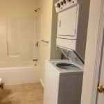 Cilley Road Bath washer dryer 1BR Unit 201 by Socha Companies