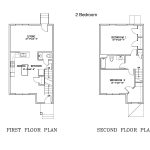 The Timbers by Socha Companies, 2 Bedroom Floor Plan for quality townhouse community in Manchester, NH
