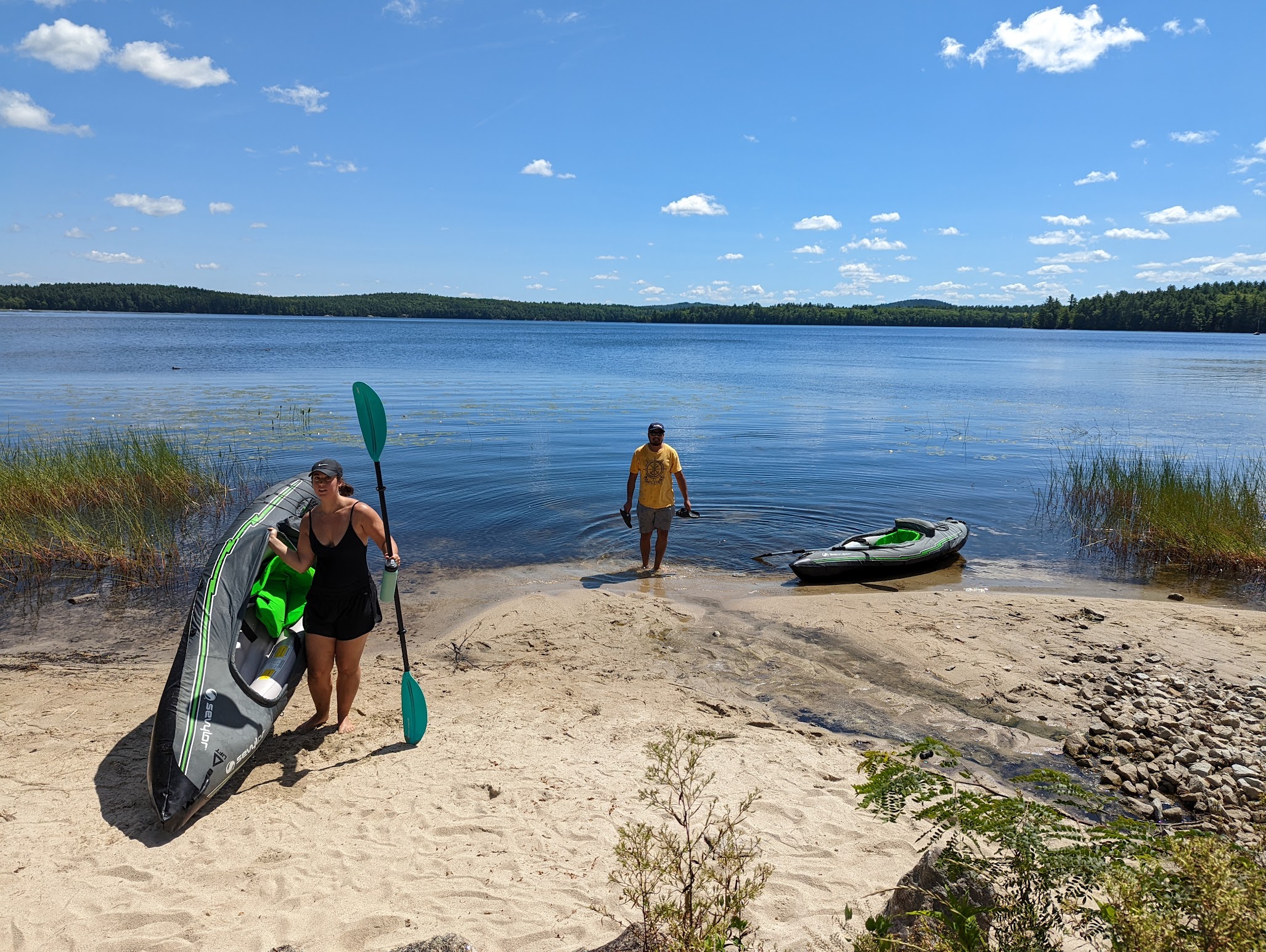 Community kayaking experience on local waterway by Socha